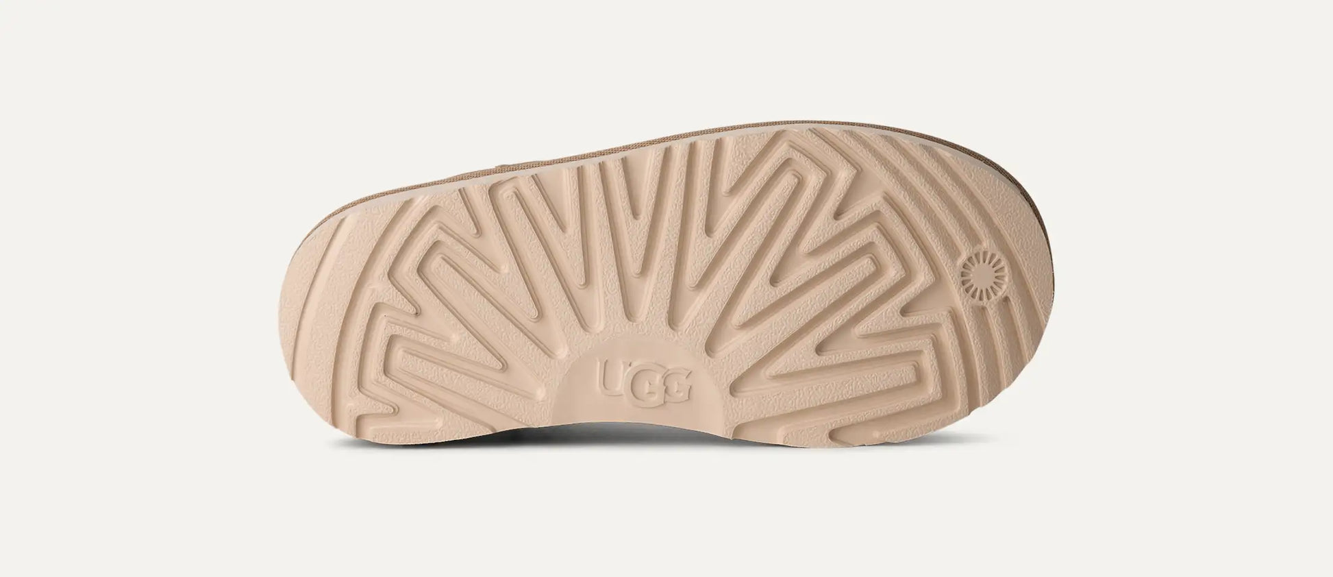 UGG Classic Ultra Mini Sun Stitch Boot for Kids Mustard Seed
