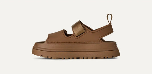 UGG GoldenGlow Sandal for Kids Bison Brown