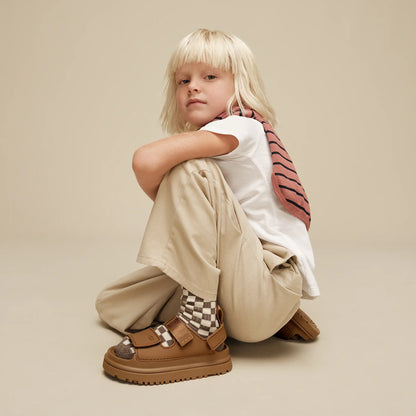 UGG GoldenGlow Sandal for Kids Bison Brown