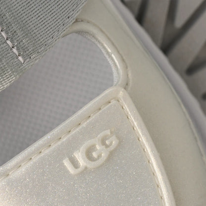 UGG GoldenGlow Glossy Sparkles Sandal for Kids Silver