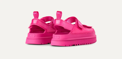 UGG GoldenGlow Glossy Sparkles Sandal for Kids Deep Coral