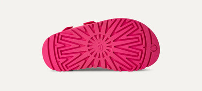 UGG GoldenGlow Glossy Sparkles Sandal for Kids Deep Coral