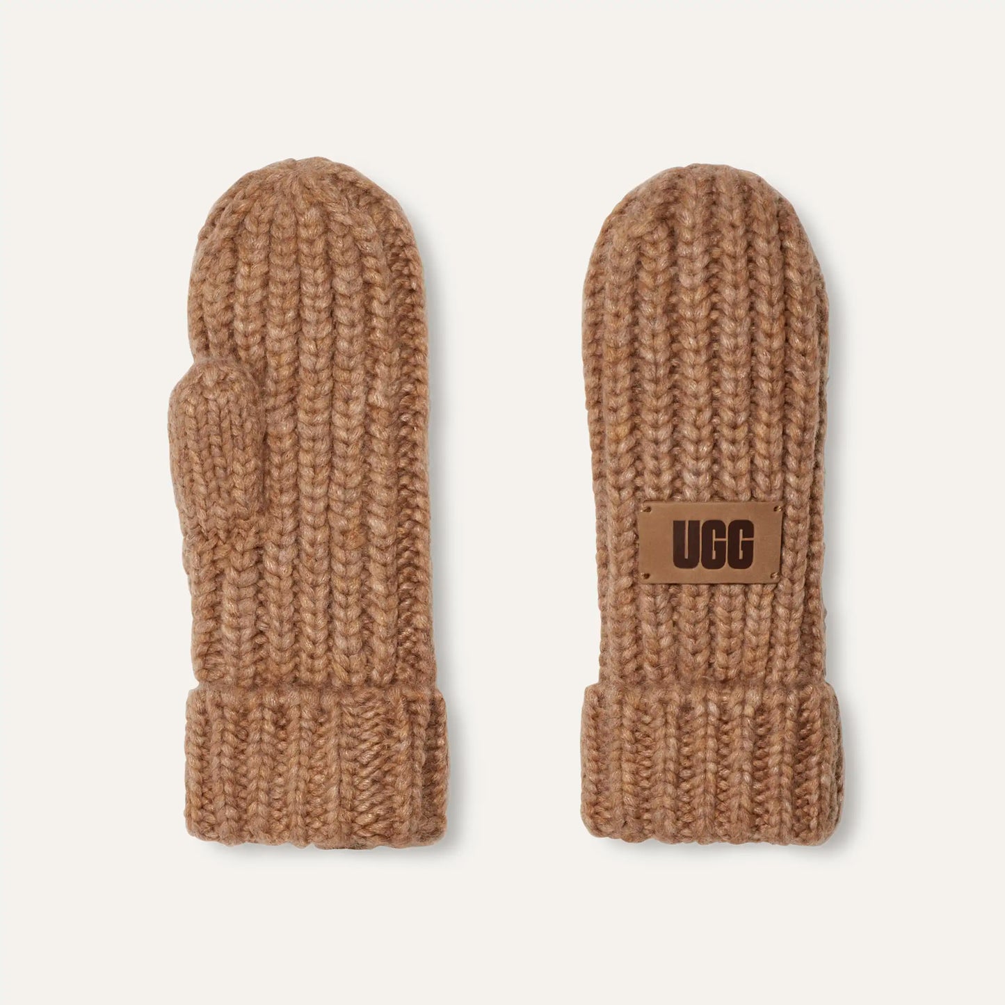 UGG Chunky Mitten for Kids Camel