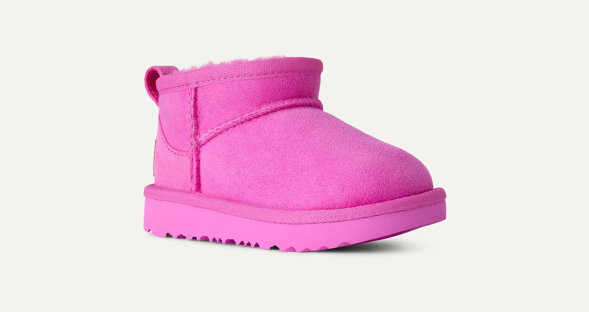 UGG Classic Ultra Mini Boot for Kids Bright Fuchsia