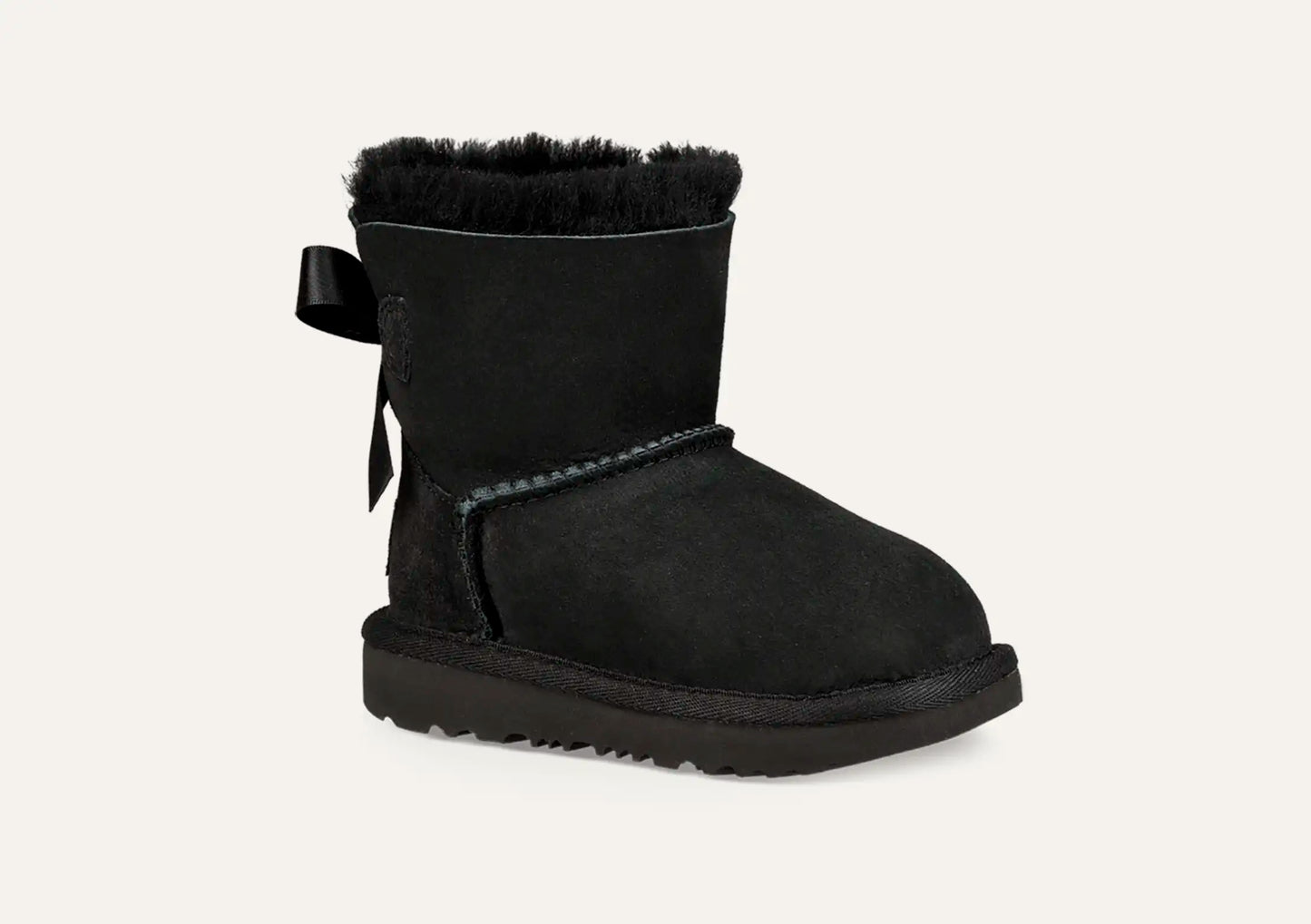 UGG Mini Bailey Bow II Boot for Toddlers Black