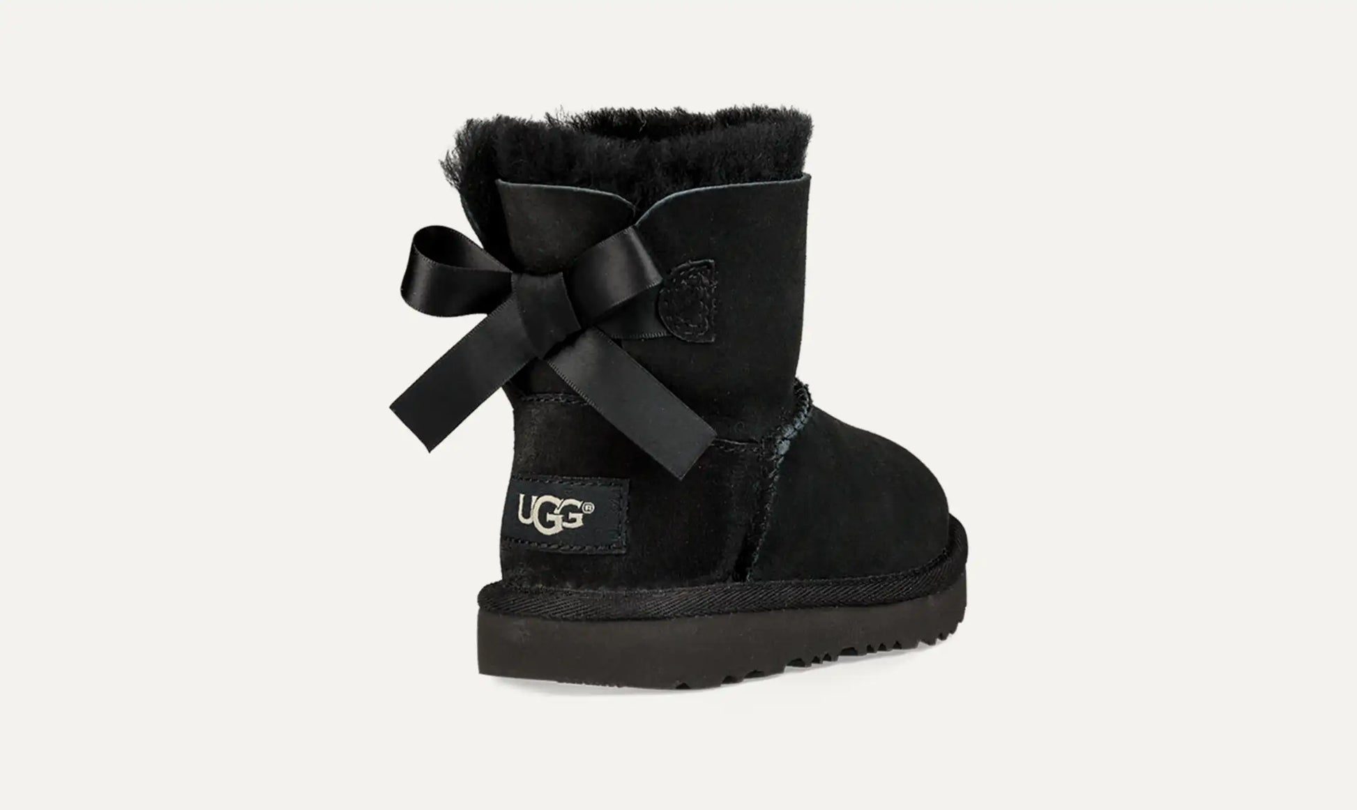 UGG Mini Bailey Bow II Boot for Toddlers Black