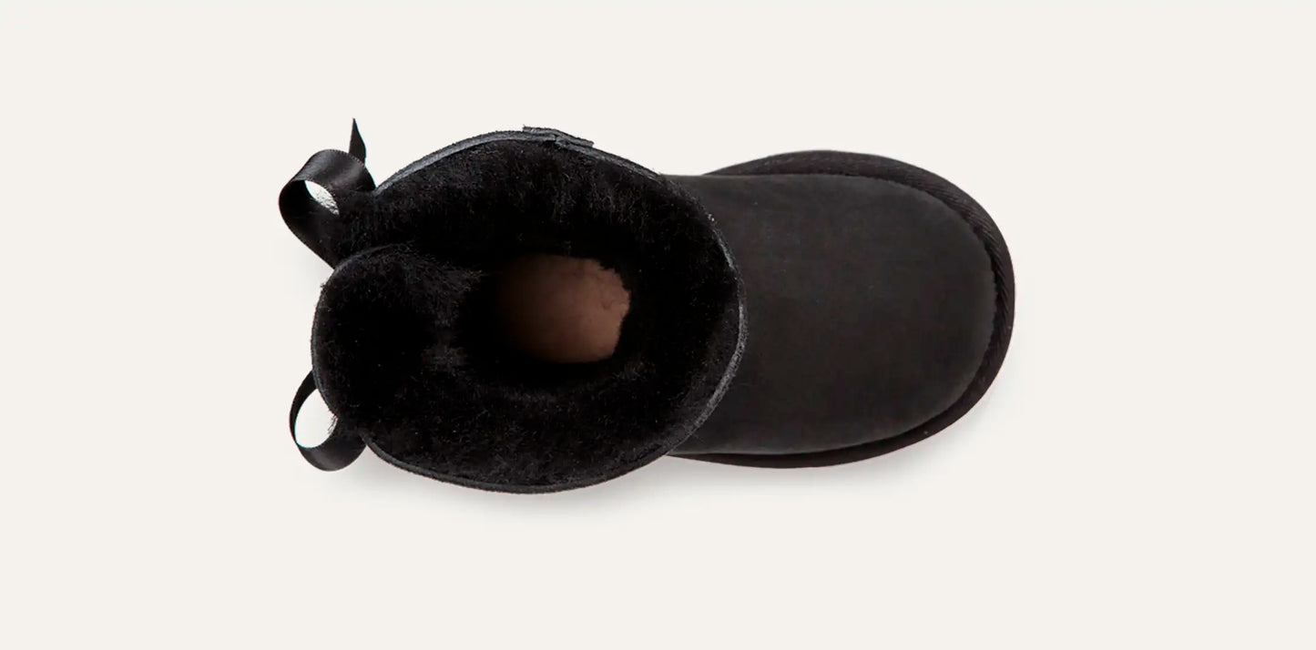 UGG Mini Bailey Bow II Boot for Toddlers Black