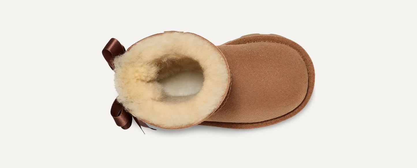 UGG Bailey Bow II Boots for Toddlers Chestnut