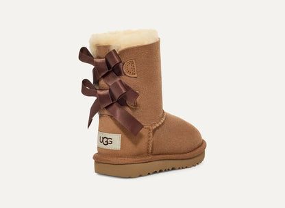UGG Bailey Bow II Boots for Toddlers Chestnut