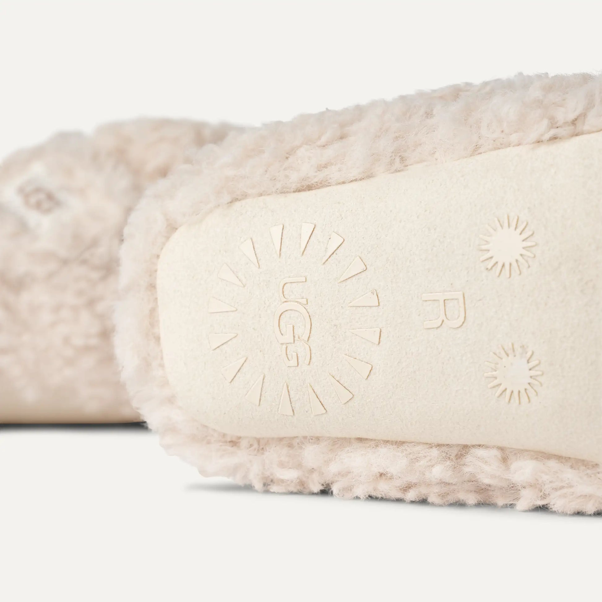 UGG Bixbee Bootie for Kids Natural Curly Faux Fur