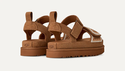 UGG Goldenstar Artistitch Sandal for Women Chestnut