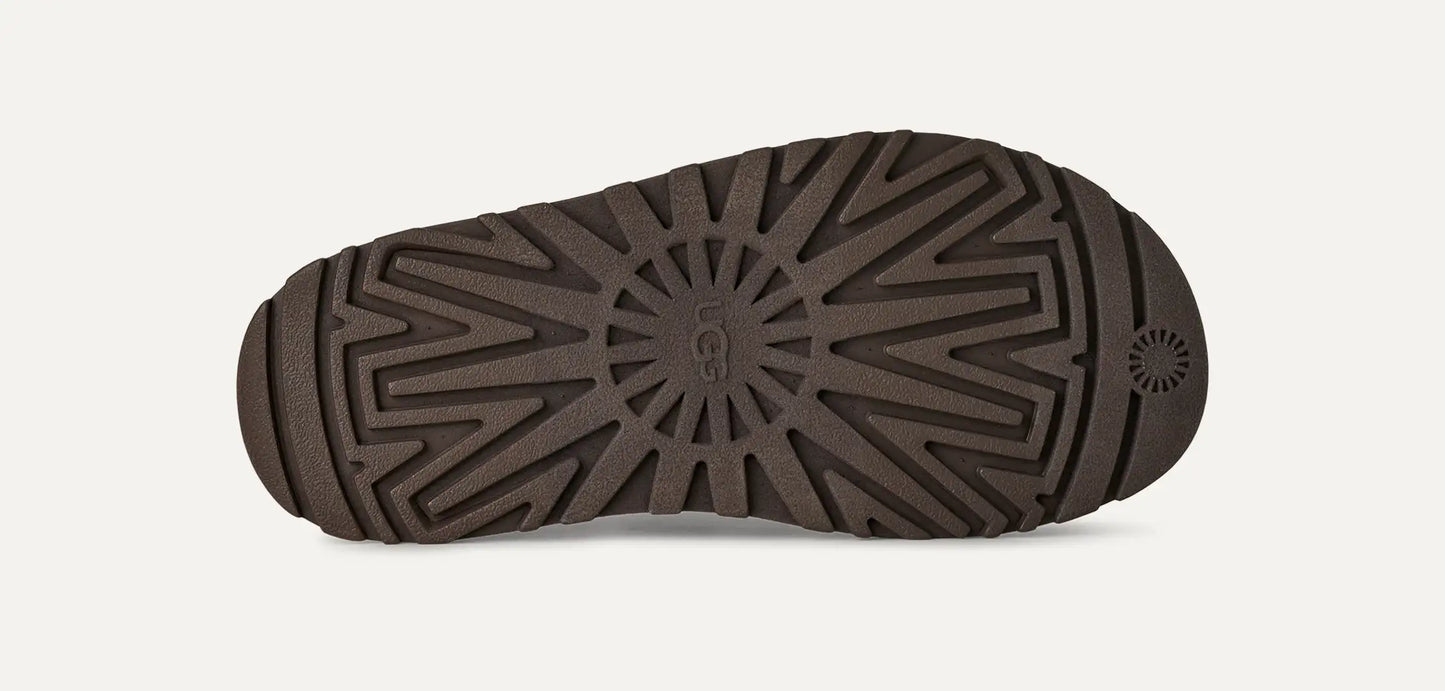 UGG GoldenGlow Embossed Sandal for Women Dense Smoke