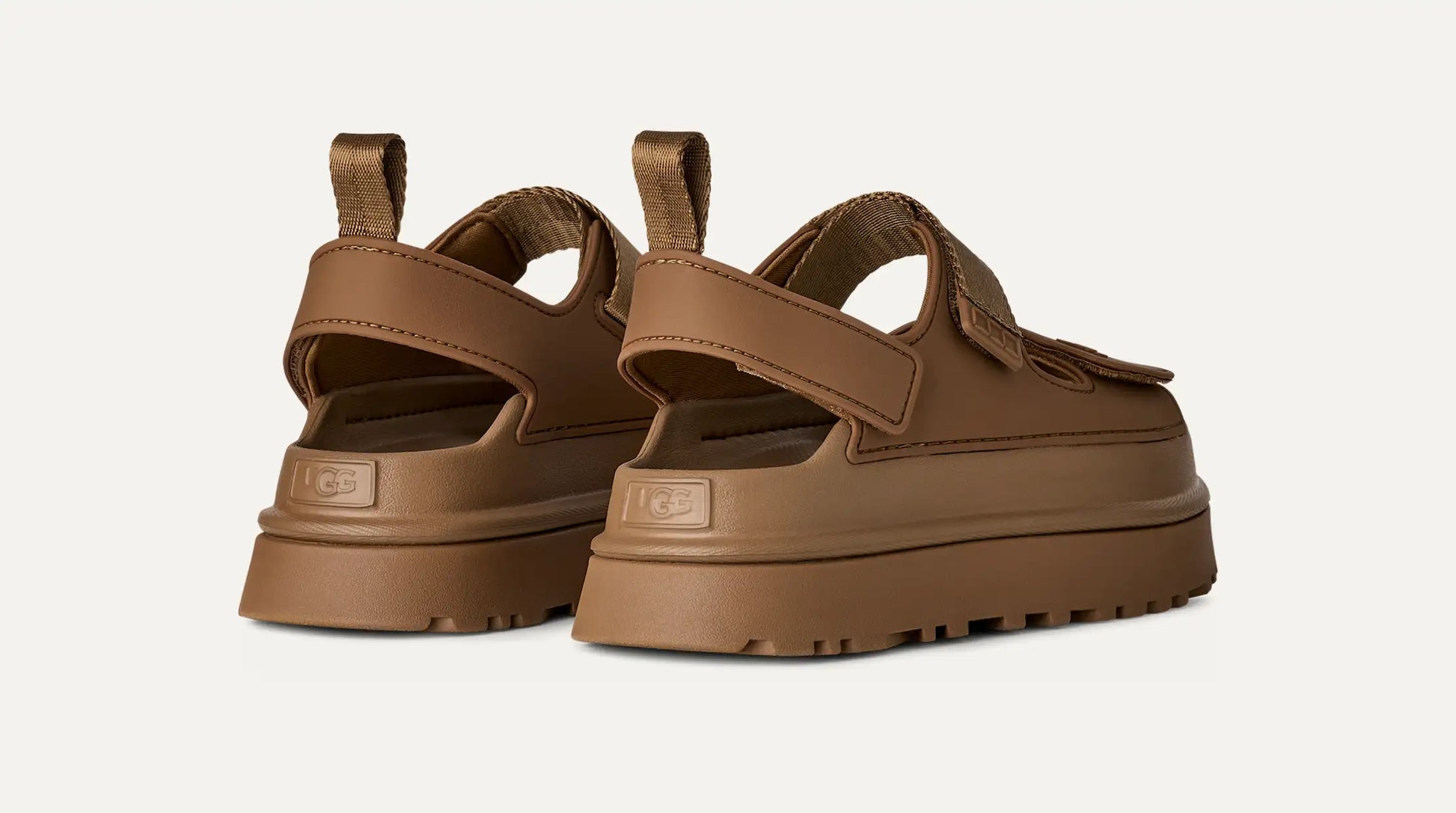 UGG GoldenGlow Sandal for Women Bison Brown