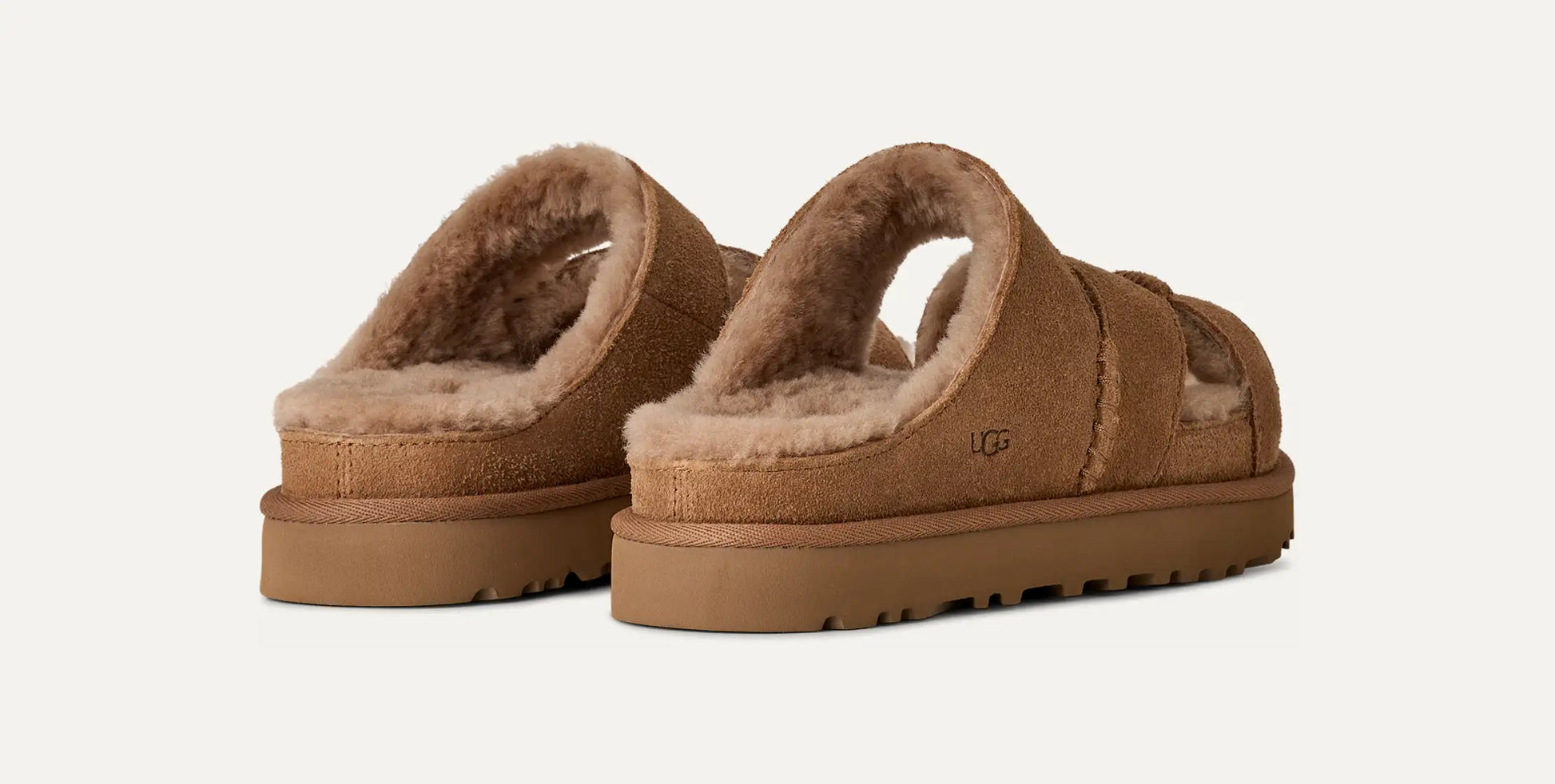 UGG Greenport Cross Strap Slide for Women Chestnut