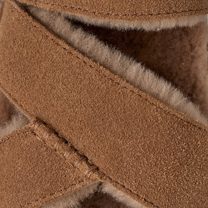 UGG Greenport Cross Strap Slide for Women Chestnut