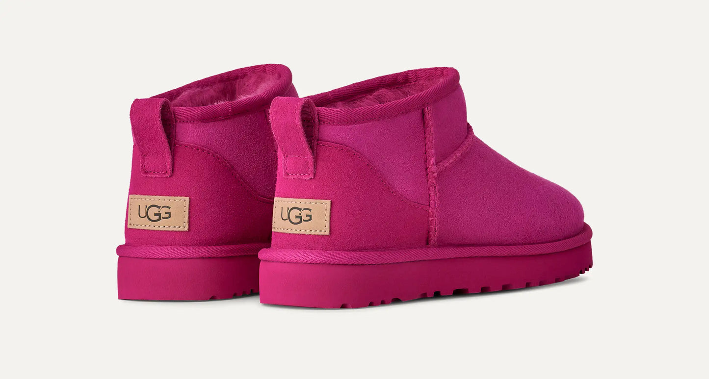 UGG Classic Ultra Mini Boot for Women Dark Peony