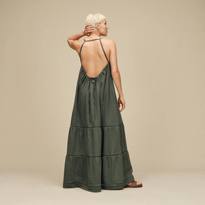 UGG Clarinda Dress for Women Green Grey
