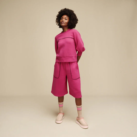 UGG Classic Puff Sleeve Top for Women Vavoom Heather