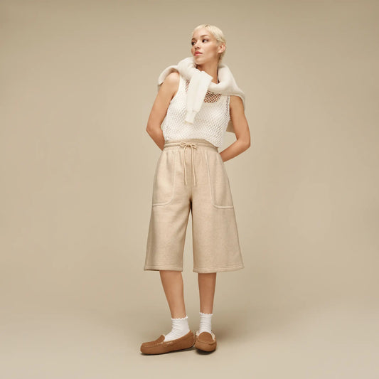 UGG Classic Bermuda Short for Women Sand Heather