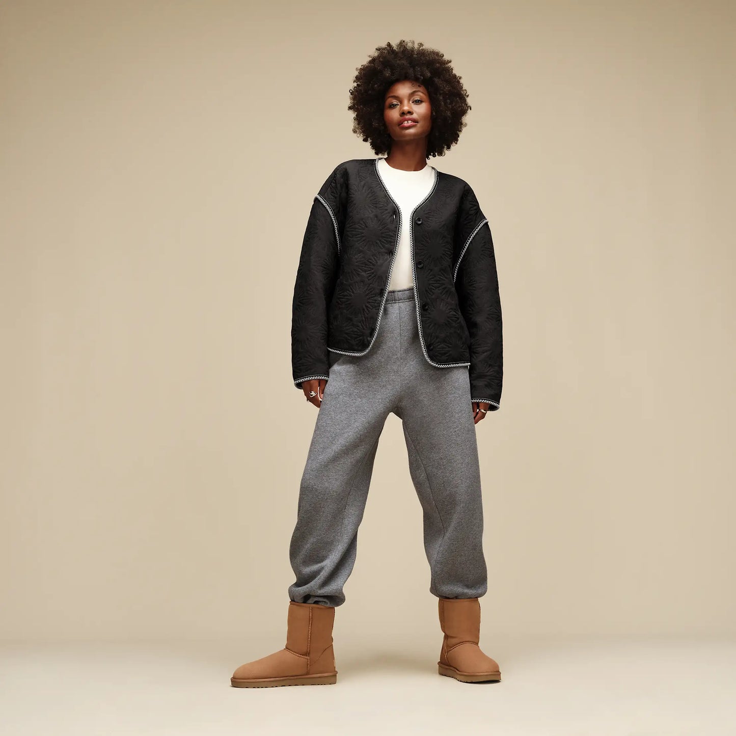 UGG Sun Quilted Jacket for Women Ink