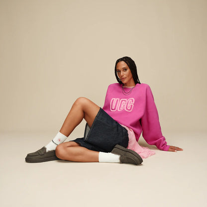 UGG UGG® UGG Logo Crewneck for Women Woodviolet