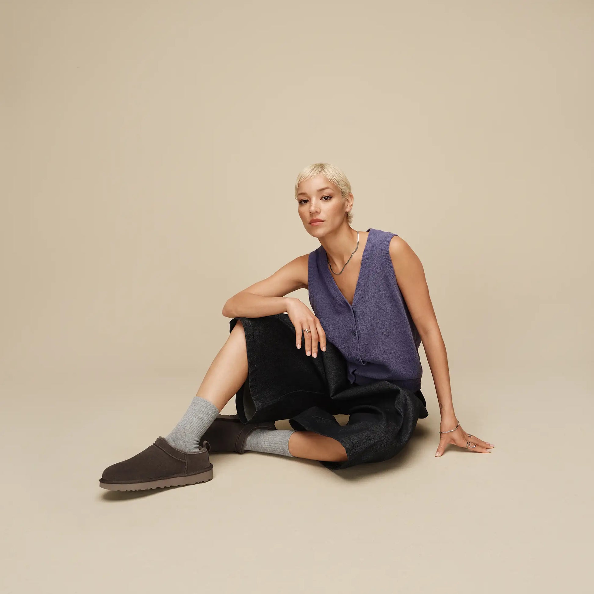 UGG Kollyns Vest Lite for Women Dusted Iris
