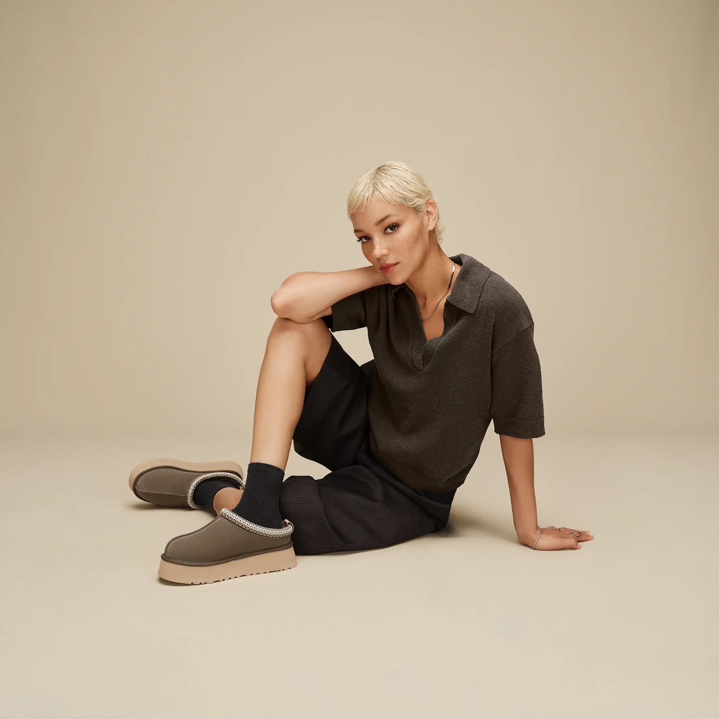 UGG Keslyn Top Lite for Women Dense Smoke