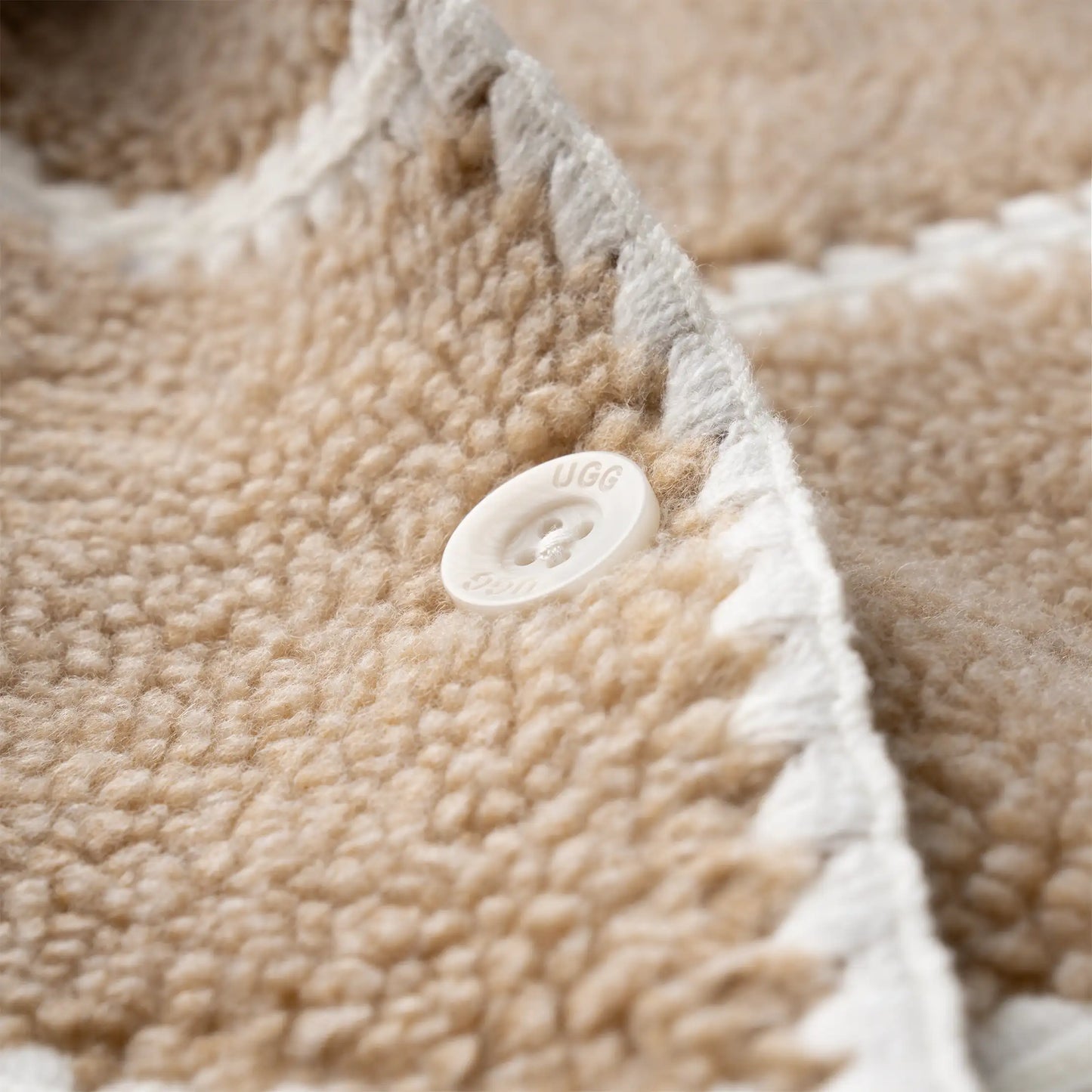 UGG Ellison UGGfluff Shell Jacket for Women Sand Heather