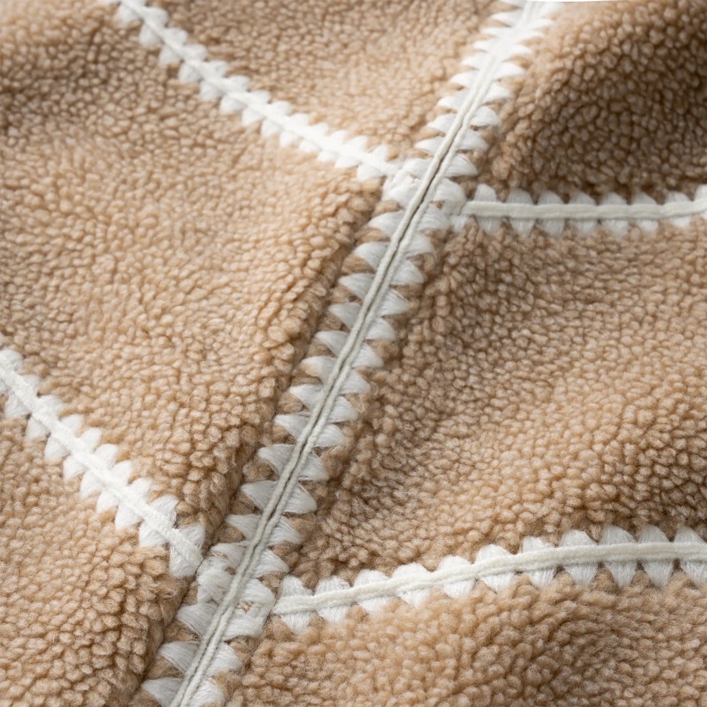 UGG Ellison UGGfluff Shell Jacket for Women Sand Heather