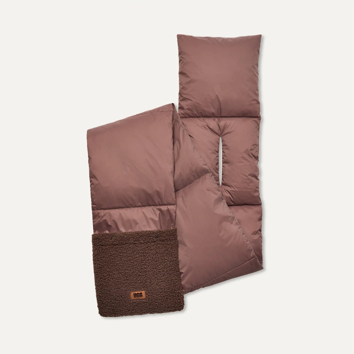 UGG AW UGGfluff Packable Scarf for Women Allspice