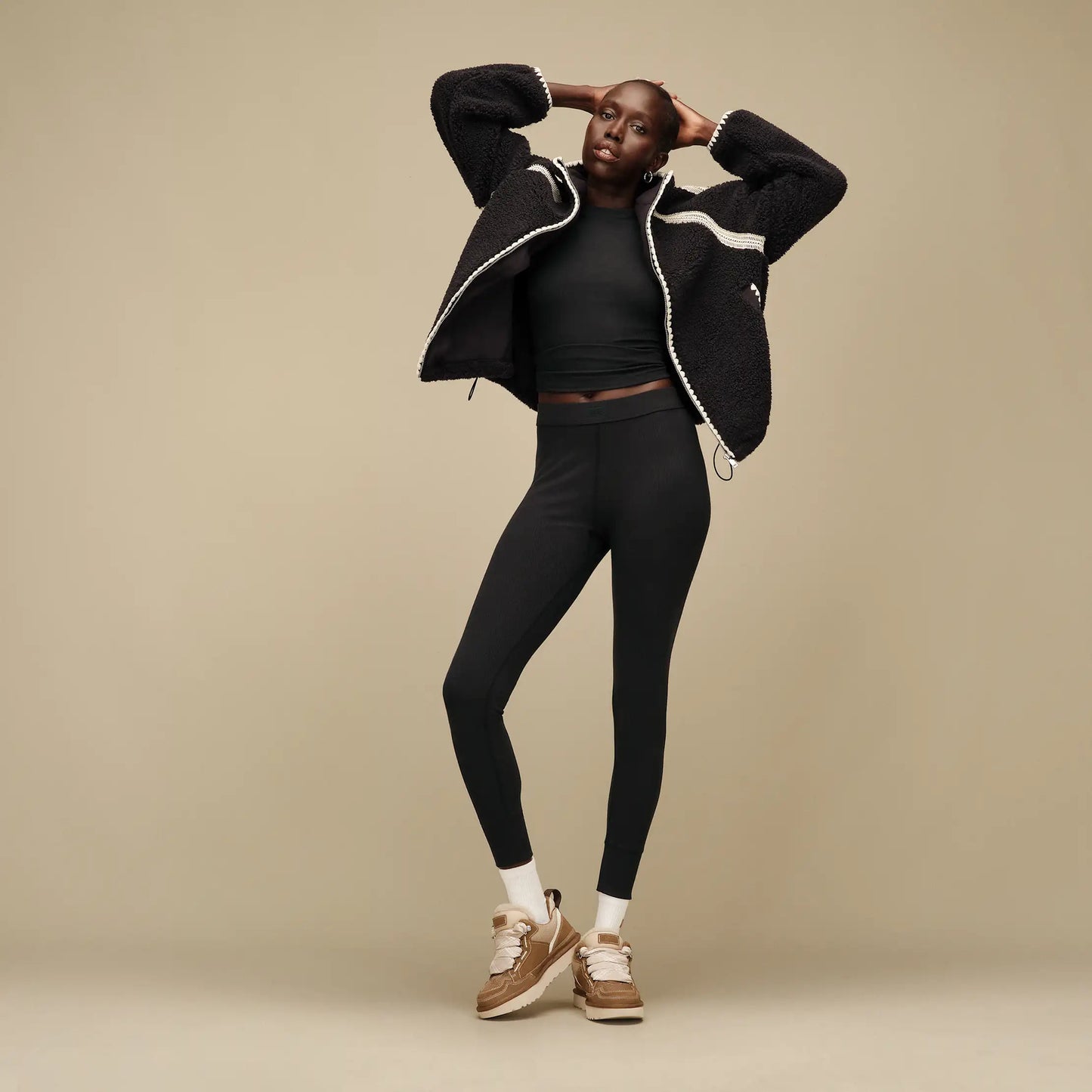 UGG Paloma Legging II Rib for Women Black