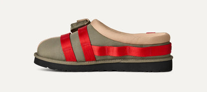 UGG Tasman Wildwood Slip-On for Men Burnt Olive / Red Pepper