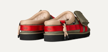 UGG Tasman Wildwood Slip-On for Men Burnt Olive / Red Pepper