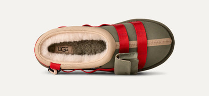 UGG Tasman Wildwood Slip-On for Men Burnt Olive / Red Pepper