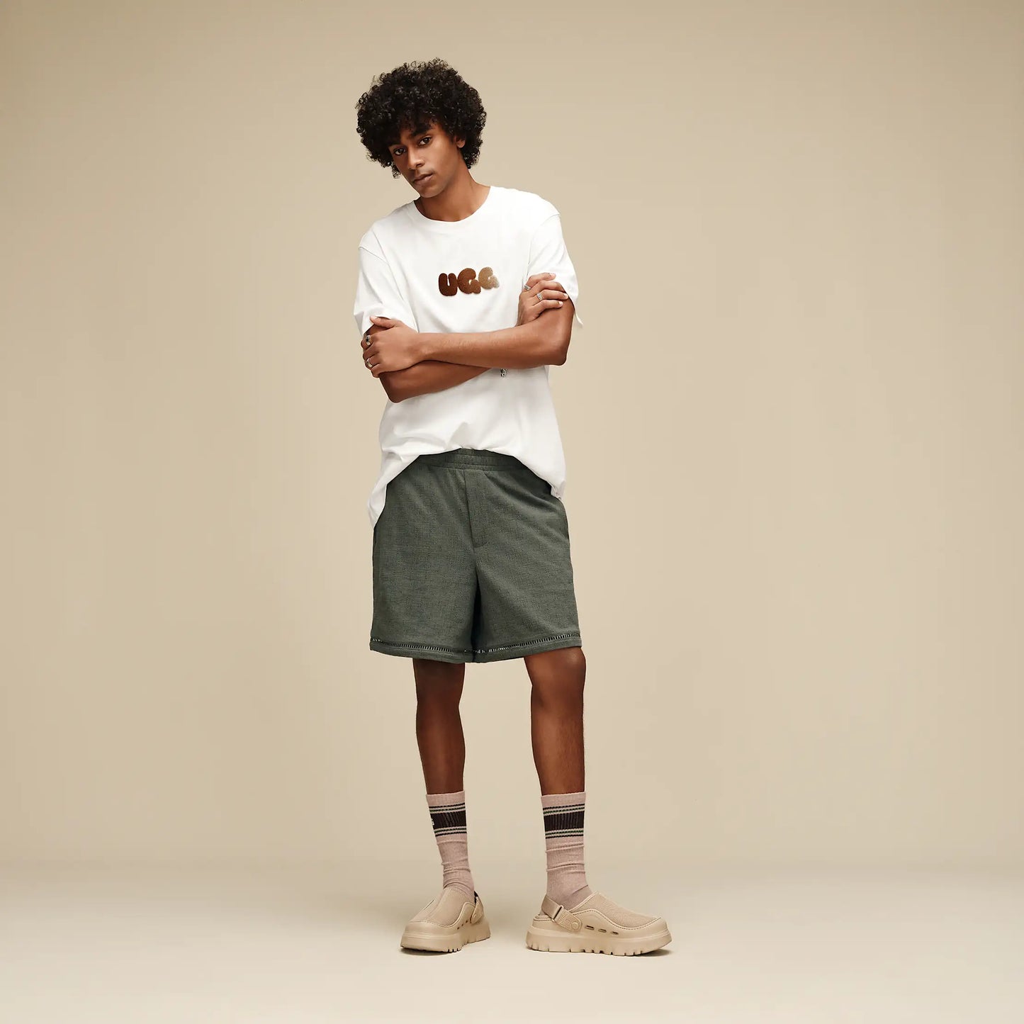 UGG Jaxtyn Short for Men Green Grey