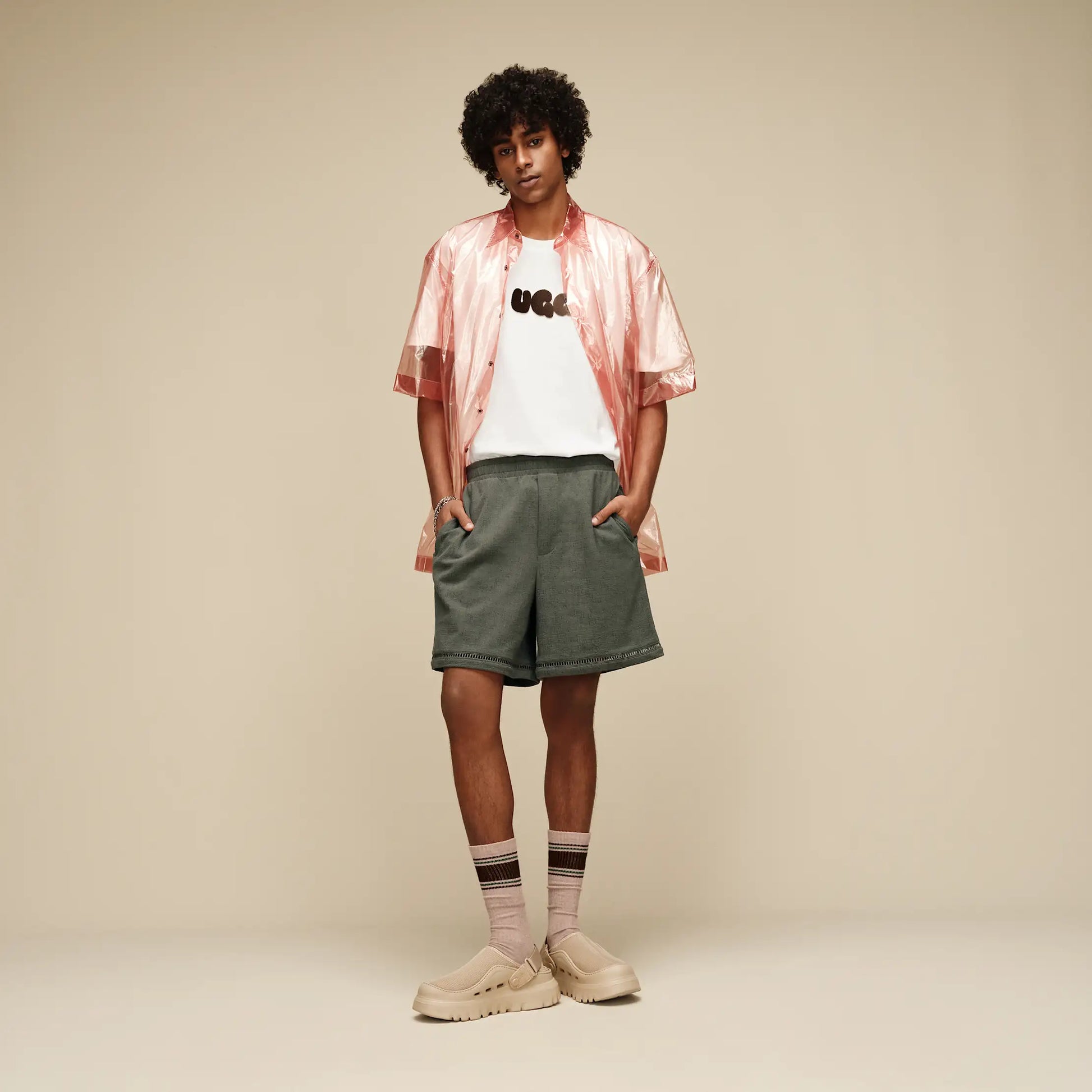UGG Jaxtyn Short for Men Green Grey