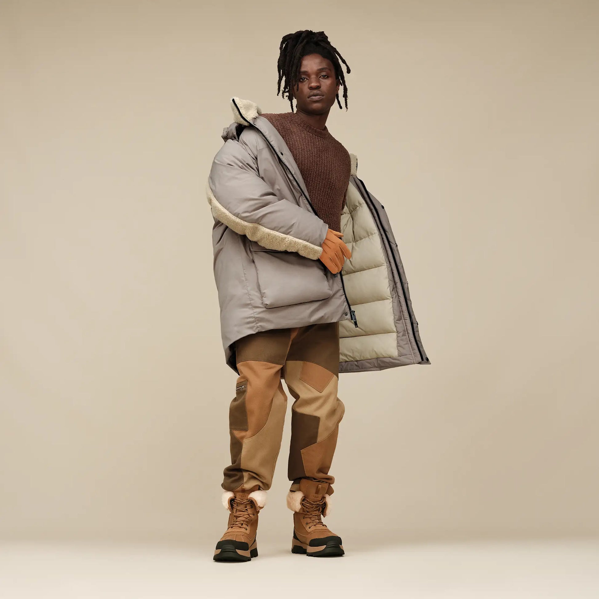 UGG Eamon Down Parka for Men Cobble Grey