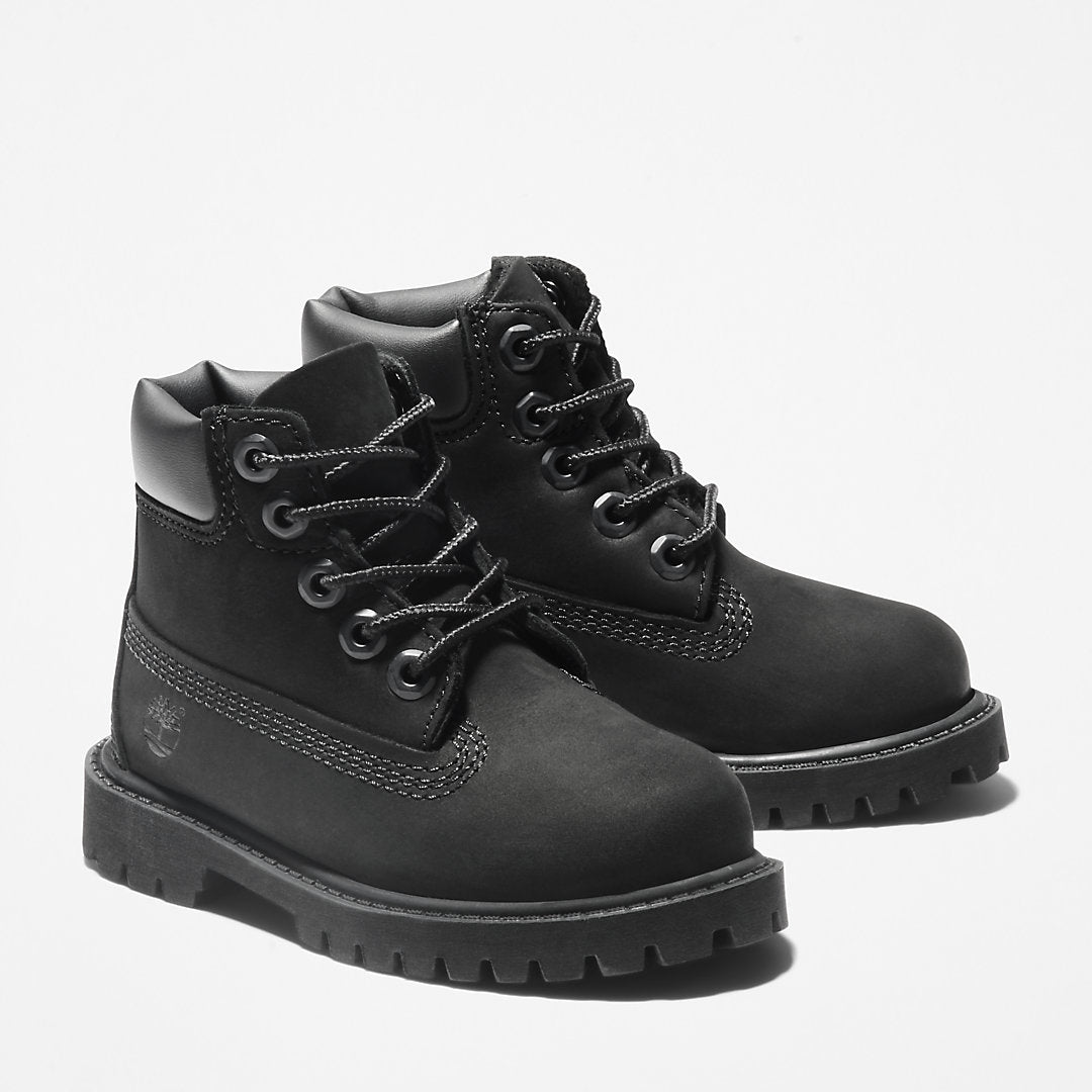 Premium 6 Inch Boot for Toddler in Black Timberland Discount