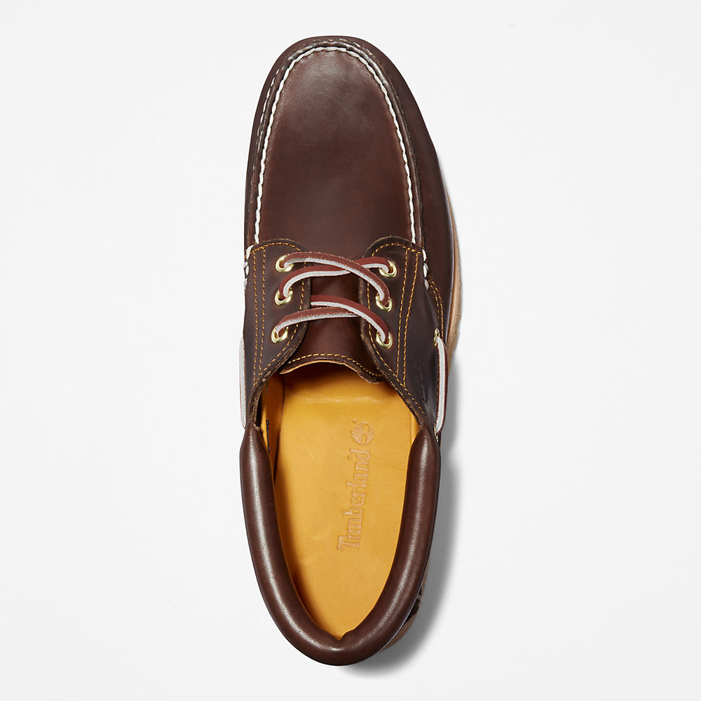 Timberland® Authentic 3-Eye Boat Shoe for Men in Brown Timberland Online