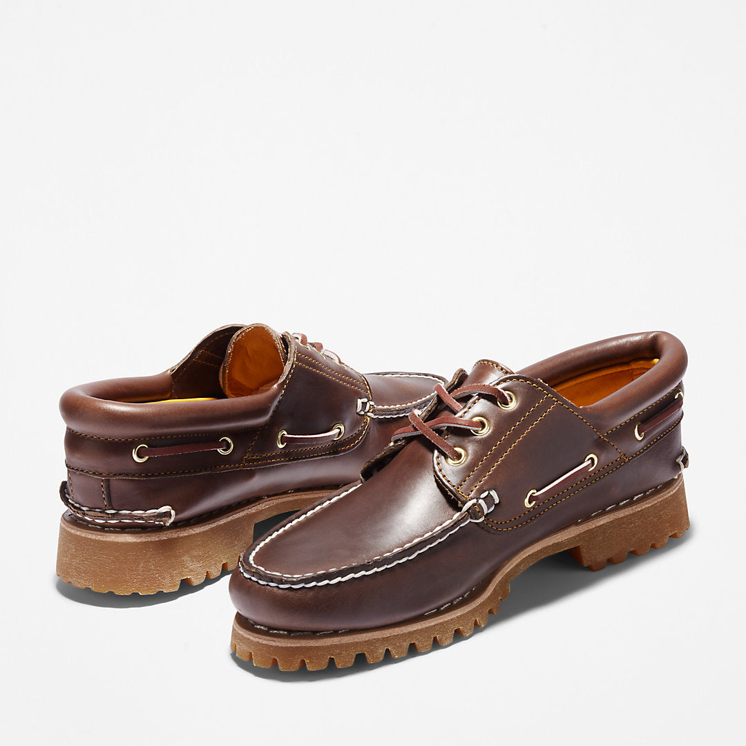 Timberland® Authentic 3-Eye Boat Shoe for Men in Brown Timberland Online