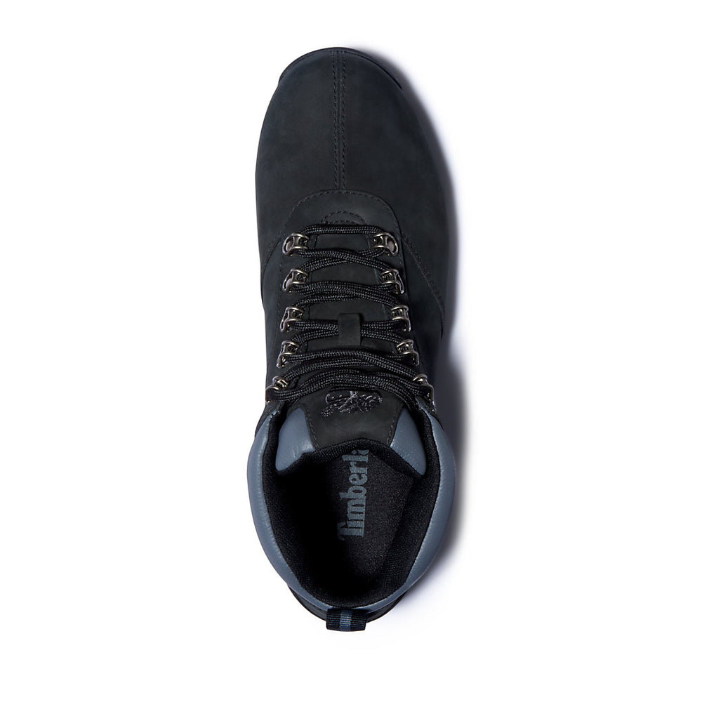 Splitrock Nubuck Mid Hiker for Men in Black/Silver Timberland Discount