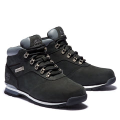 Splitrock Nubuck Mid Hiker for Men in Black/Silver Timberland Discount