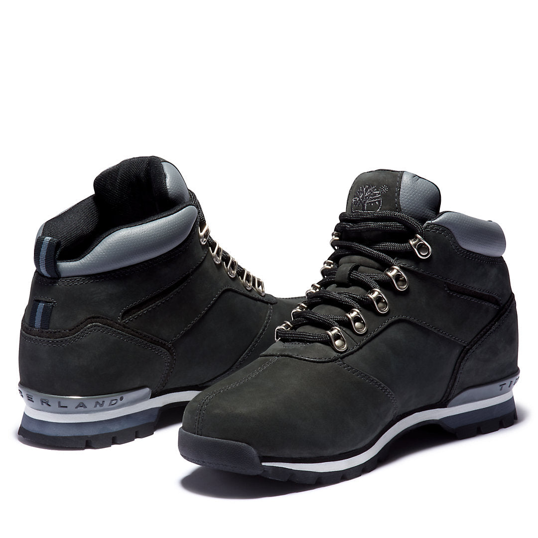 Splitrock Nubuck Mid Hiker for Men in Black/Silver Timberland Discount