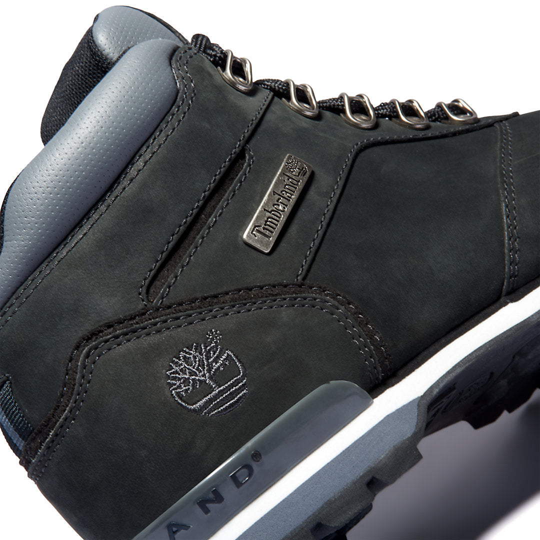 Splitrock Nubuck Mid Hiker for Men in Black/Silver Timberland Discount