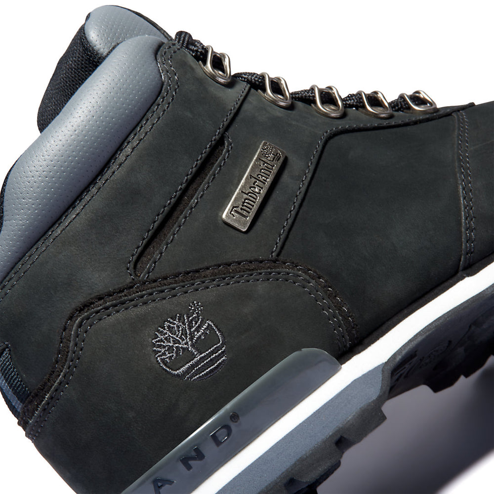 Splitrock Nubuck Mid Hiker for Men in Black/Silver Timberland Discount