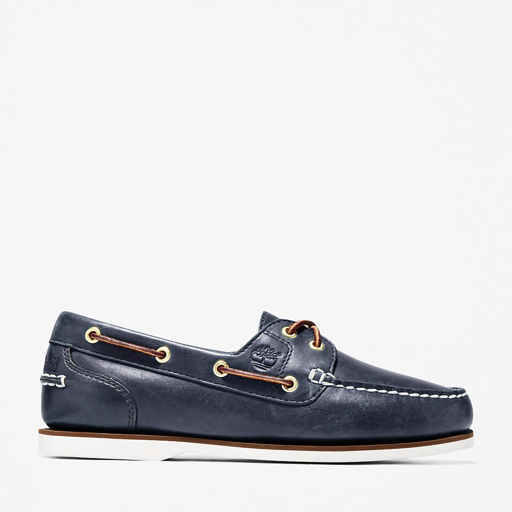 Timberland® Classic 2-Eye Boat Shoe for Women in Blue Timberland Online