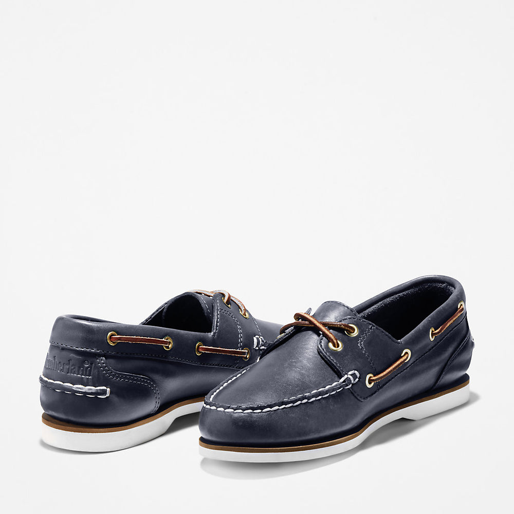 Timberland® Classic 2-Eye Boat Shoe for Women in Blue Timberland Online