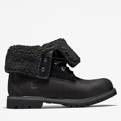 Timberland® Authentic Fold-over Boot for Women in Black Timberland On Sale