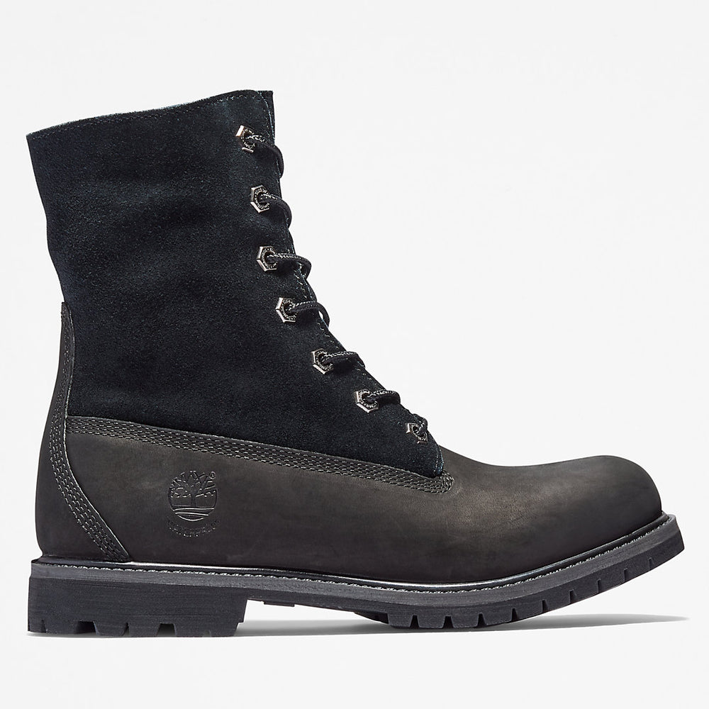 Timberland® Authentic Fold-over Boot for Women in Black Timberland On Sale