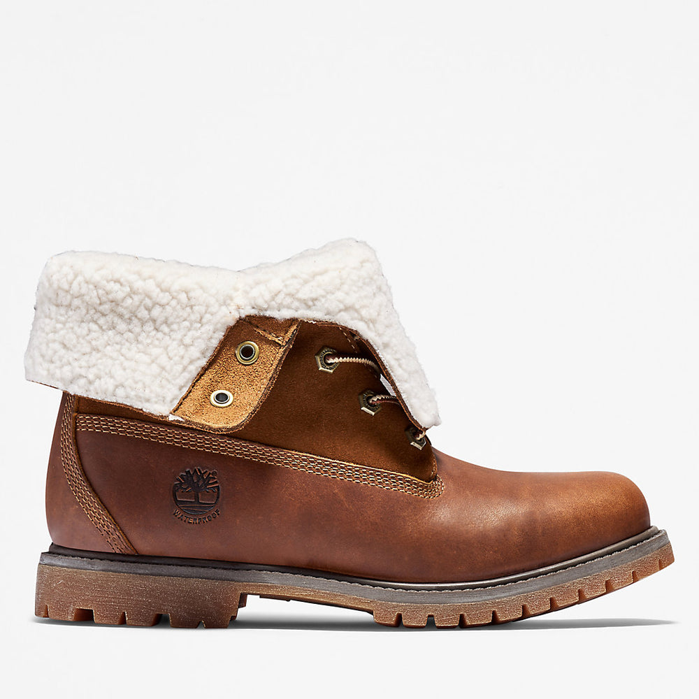 Timberland® Authentic Fold-over Boot for Women in Brown Timberland Sale